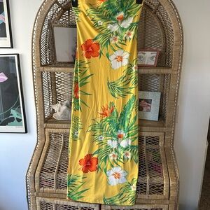Love Nation Vibrant Tropical Tube Dress Size Small